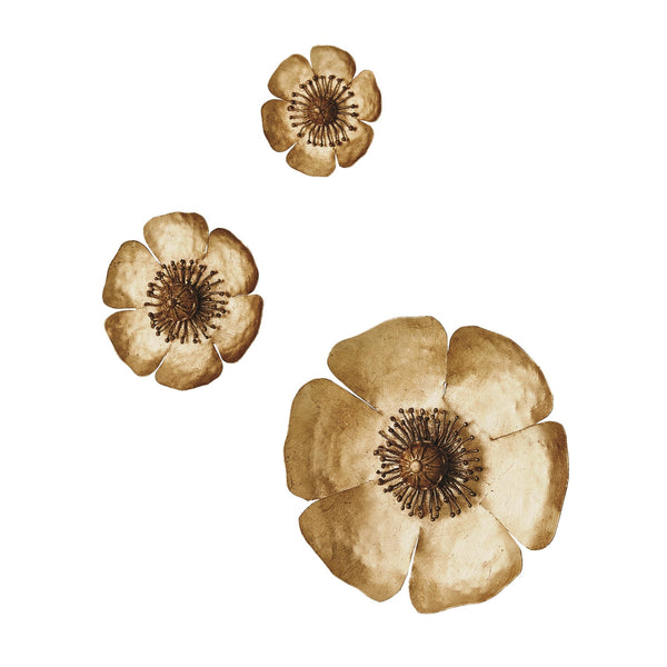 Safavieh S/3 Golden Poppies | Global Views - 8.82470