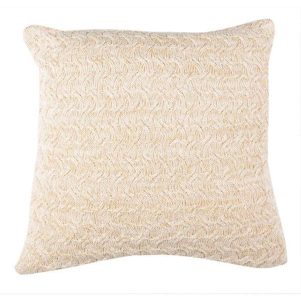 safavieh Safavieh Adara Knit Pillow - Natural/Gold