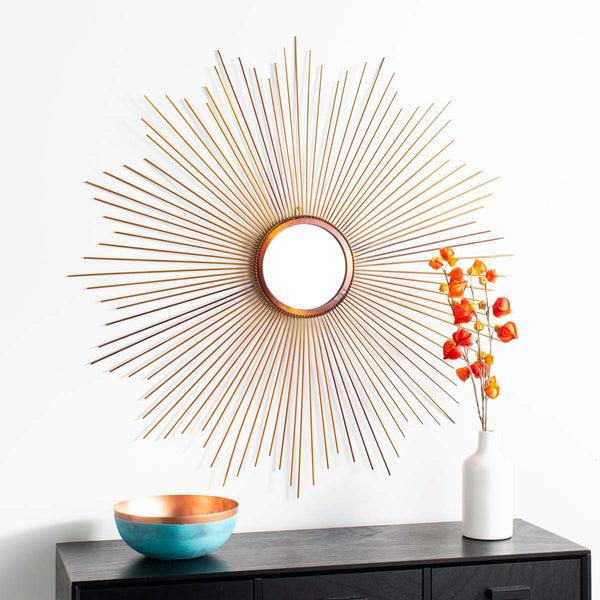 Safavieh Safavieh Arlo Sunburst Mirror - Copper