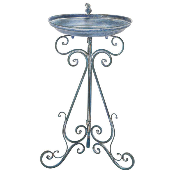safavieh Safavieh Ashlan Bird Bath - Mossy Blue