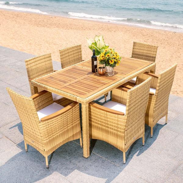 Safavieh Safavieh Ashwin Dining Set - Natural / White