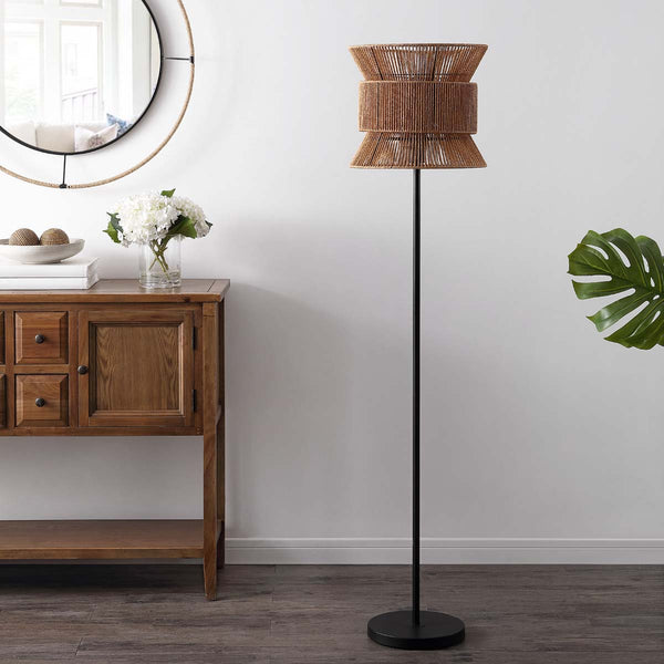 Safavieh Safavieh Boyer Floor Lamp - Natural / Black