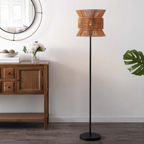 Safavieh Safavieh Boyer Floor Lamp - Natural / Black
