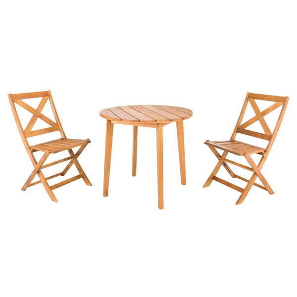 safavieh Safavieh Bruna 3 Piece Bistro Set - Natural