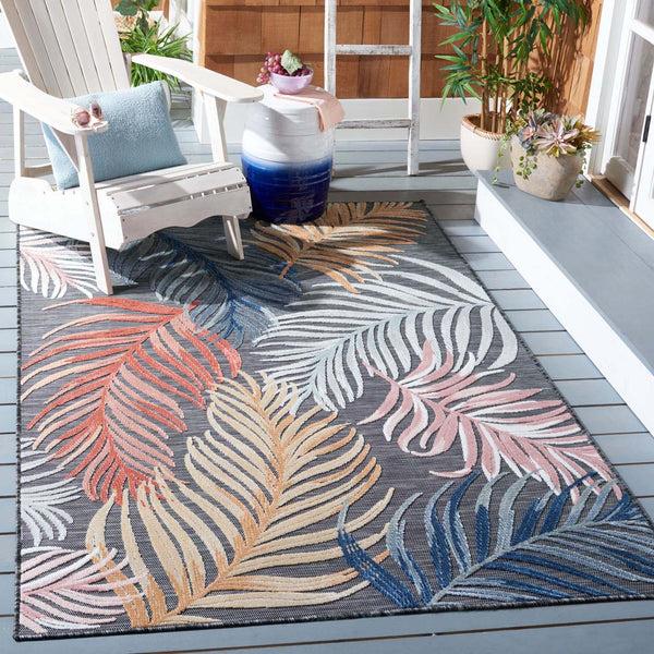 Safavieh Safavieh Cabana Rug CBN445H - Black / Rust