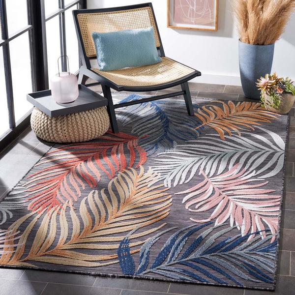 safavieh Safavieh Cabana Rug CBN445H - Black / Rust