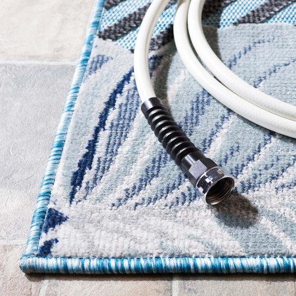 Safavieh Safavieh Cabana Rug CBN447K - Aqua / Navy