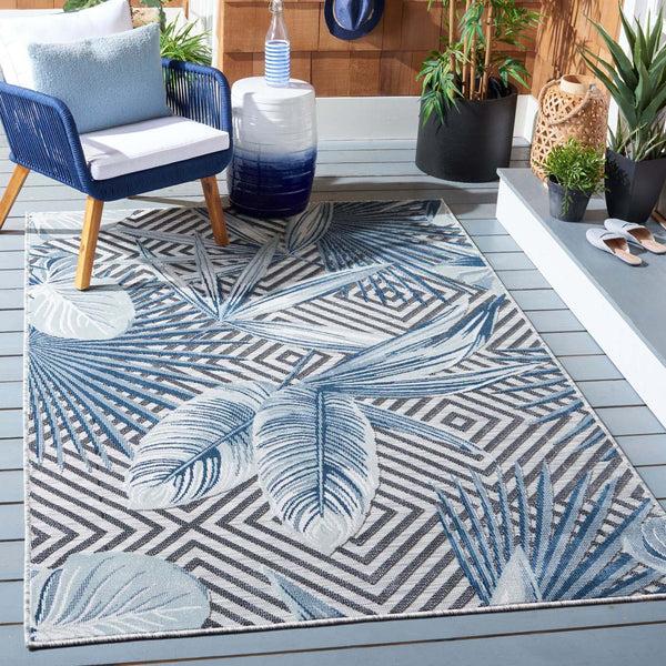 Safavieh Safavieh Cabana Rug CBN447N - Ivory / Navy
