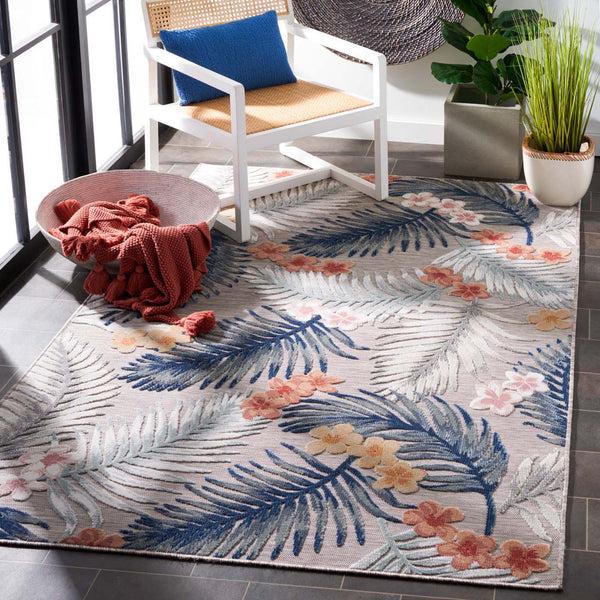 safavieh Safavieh Cabana Rug CBN451F - Grey / Navy