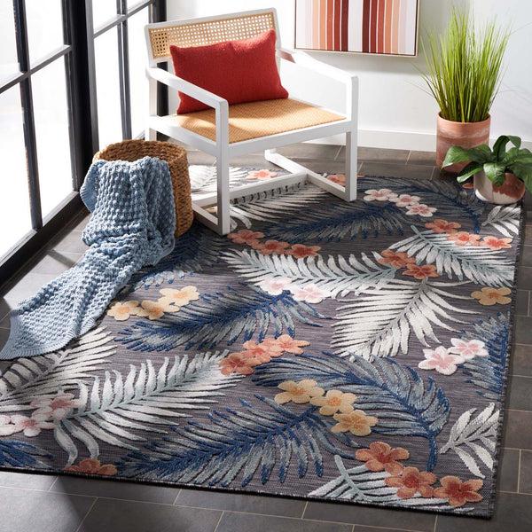 safavieh Safavieh Cabana Rug CBN451H - Black / Rust