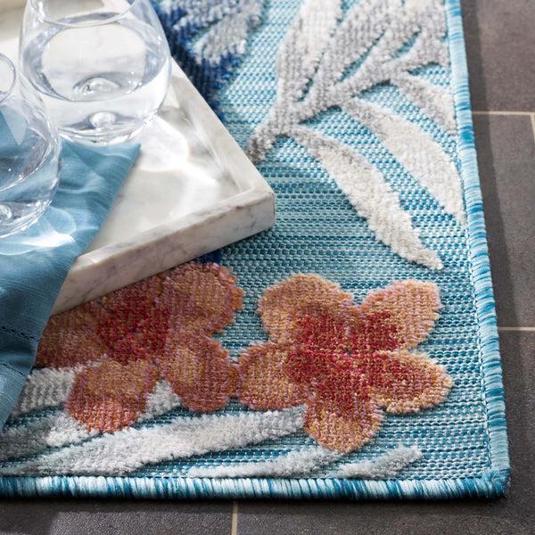 Safavieh Safavieh Cabana Rug CBN451J - Aqua / Ivory