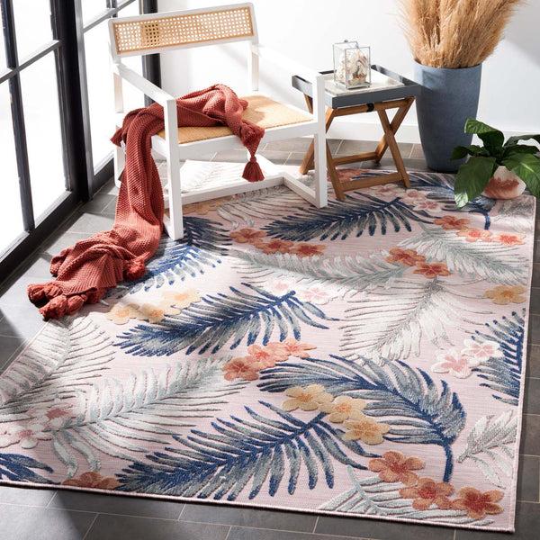 safavieh Safavieh Cabana Rug CBN451U - Pink / Grey