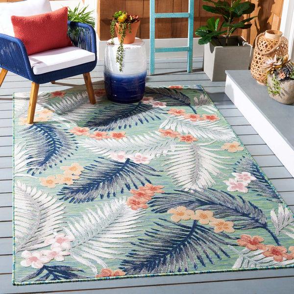 Safavieh Safavieh Cabana Rug CBN451Y - Green / Navy