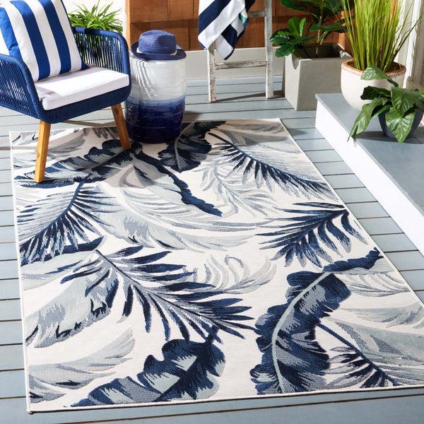 Safavieh Safavieh Cabana Rug CBN452A - Ivory / Navy