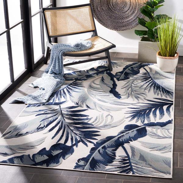 safavieh Safavieh Cabana Rug CBN452A - Ivory / Navy