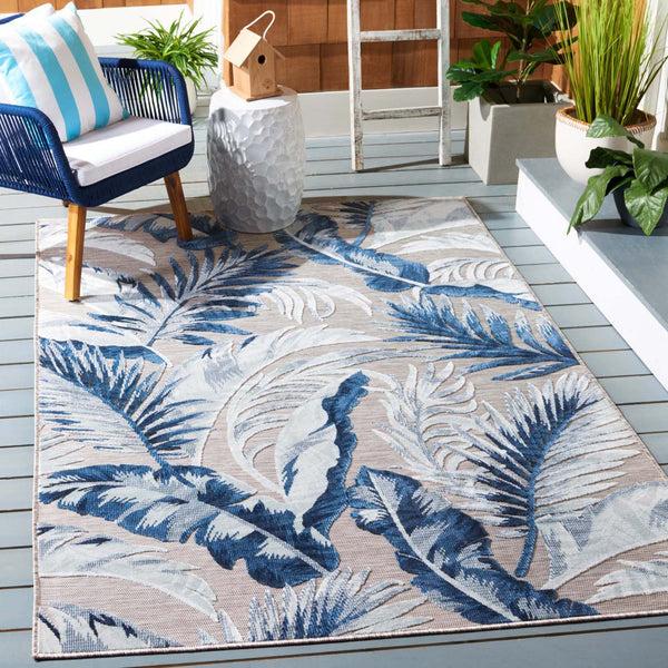 Safavieh Safavieh Cabana Rug CBN452F - Grey / Navy
