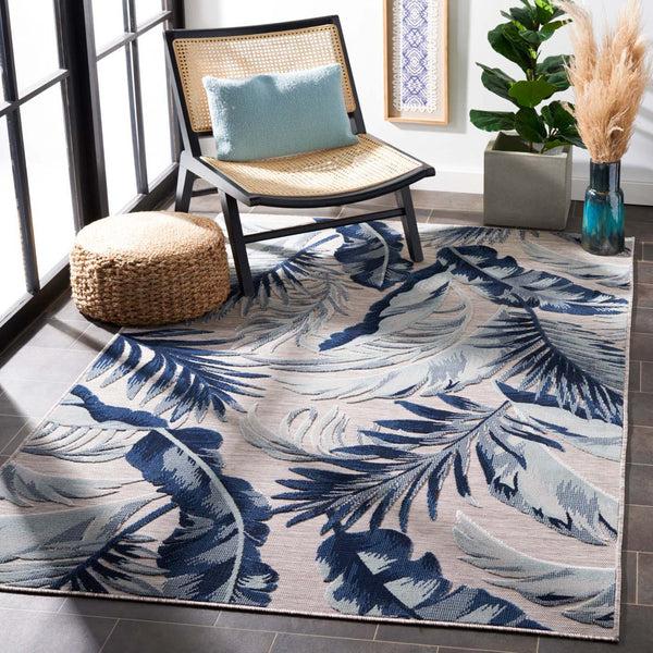 safavieh Safavieh Cabana Rug CBN452F - Grey / Navy