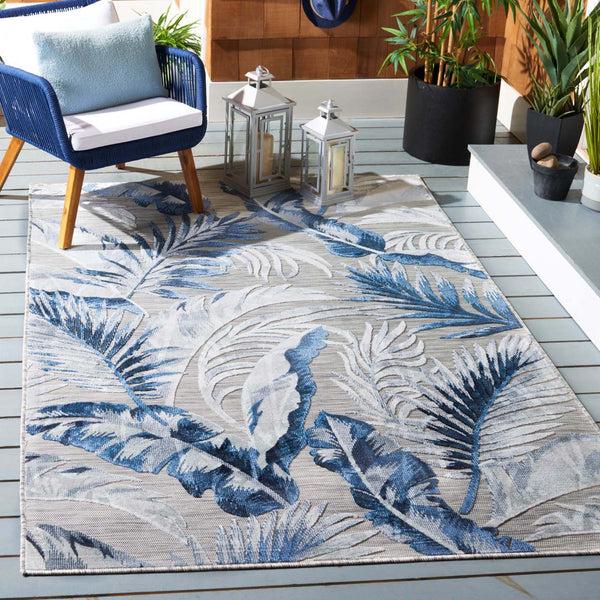 Safavieh Safavieh Cabana Rug CBN452N - Grey / Navy