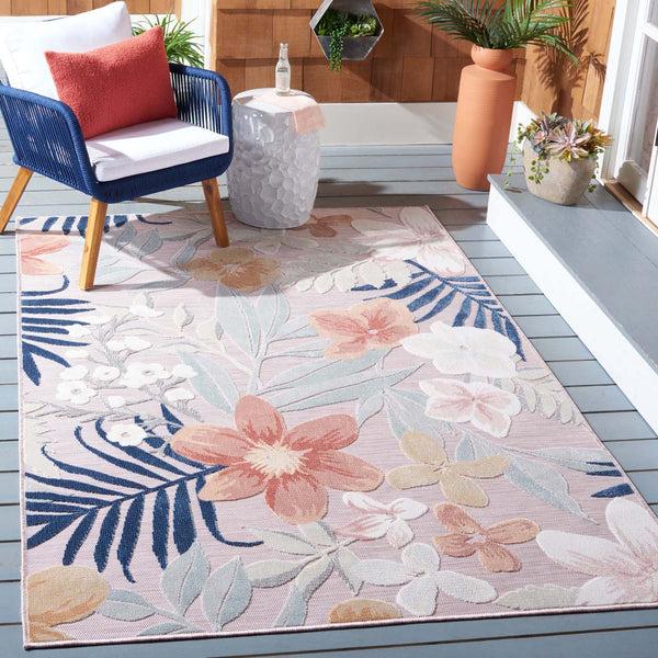 Safavieh Safavieh Cabana Rug CBN454F - Pink / Grey