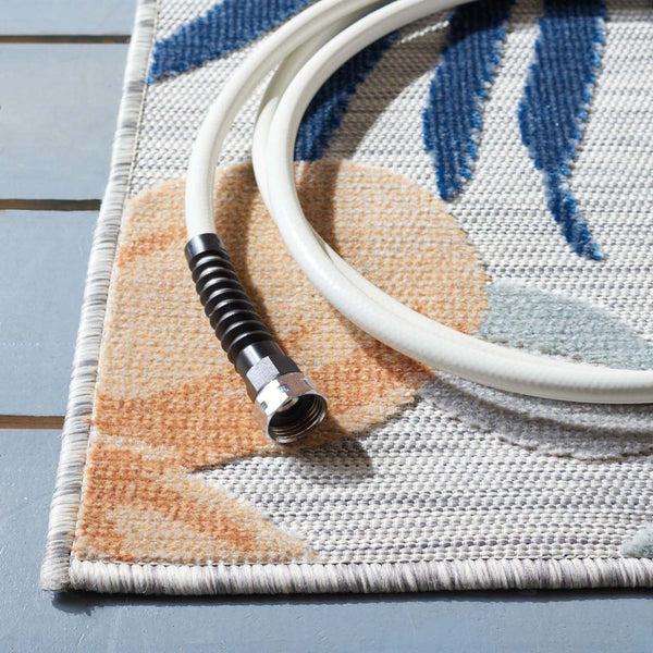 Safavieh Safavieh Cabana Rug CBN454G - Grey / Rust