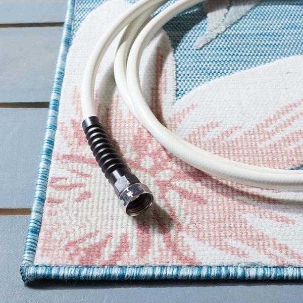 Safavieh Safavieh Cabana Rug CBN454J - Aqua / Rust