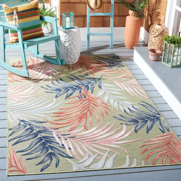 Safavieh Safavieh Cabana Rug CBN458F - Grey / Rust