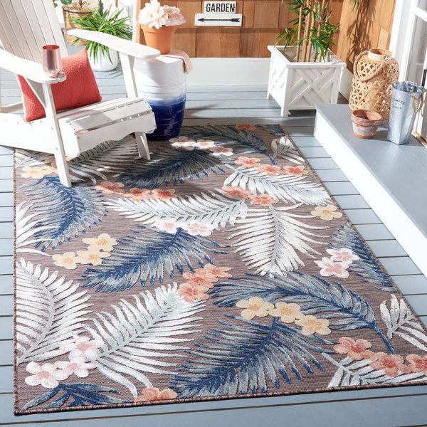 Safavieh Safavieh Cabana Rug CBN458T - Brown / Blue