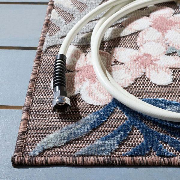 Safavieh Safavieh Cabana Rug CBN458T - Brown / Blue