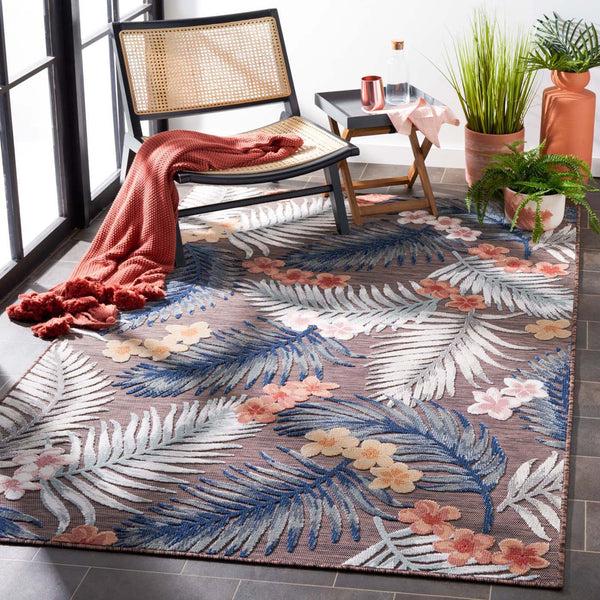 safavieh Safavieh Cabana Rug CBN458T - Brown / Blue
