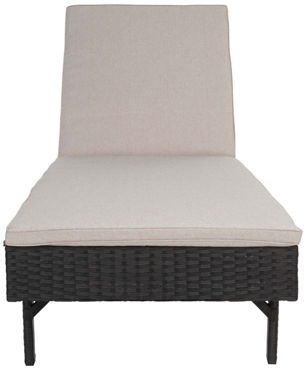 safavieh Safavieh Cam Sunlounger - Black / Light Grey