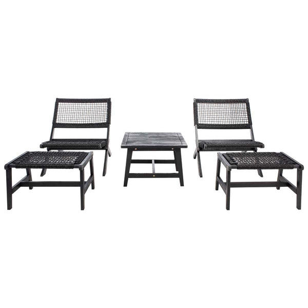 safavieh Safavieh Casella Living Set - Black / Black