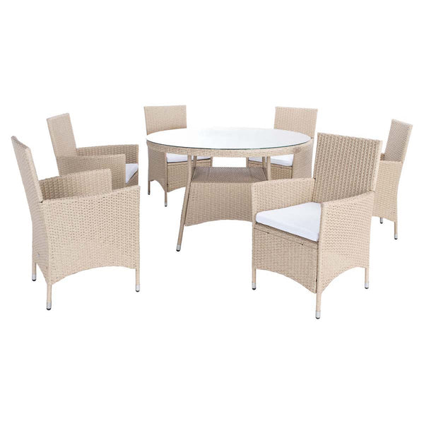 Safavieh Safavieh Challe Dining Set - Beige / White