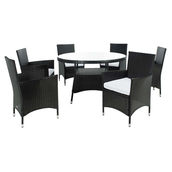 Safavieh Safavieh Challe Dining Set - Black / White