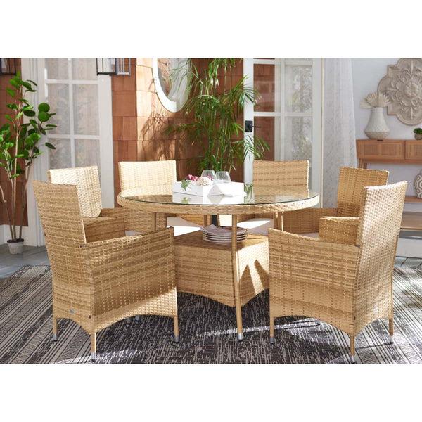 Safavieh Safavieh Challe Dining Set - Natural / White