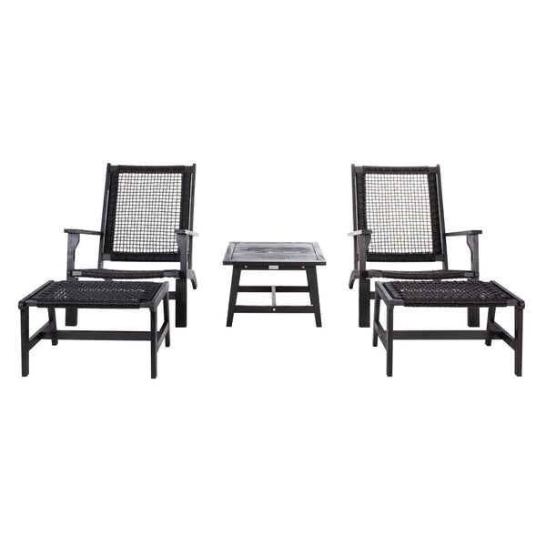 safavieh Safavieh Chantelle Living Set - Black / Black
