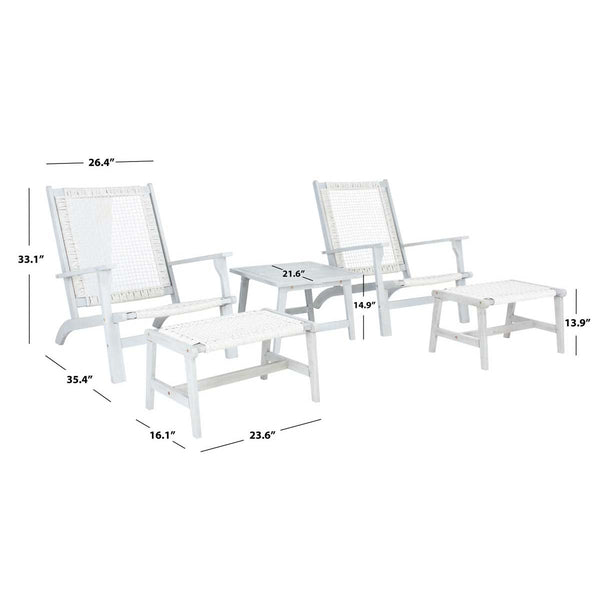 Safavieh Safavieh Chantelle Living Set - Grey / Grey