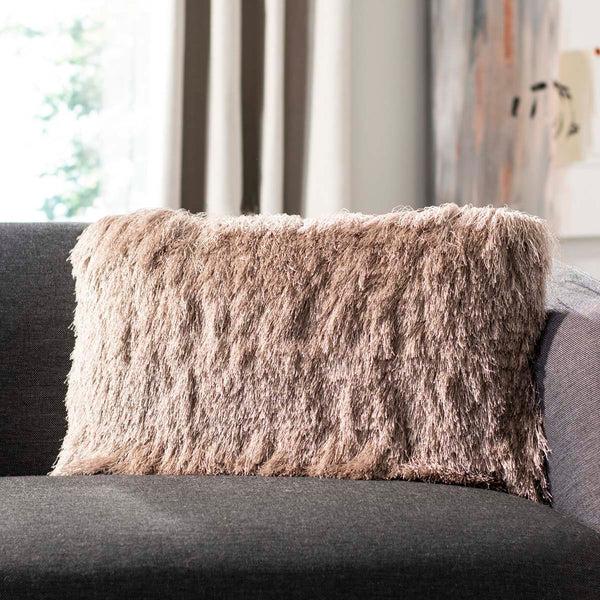 Safavieh Safavieh Chic Shag Pillow Beige