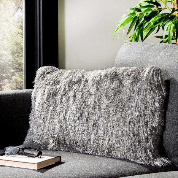 Safavieh Safavieh Chic Shag Pillow Silver
