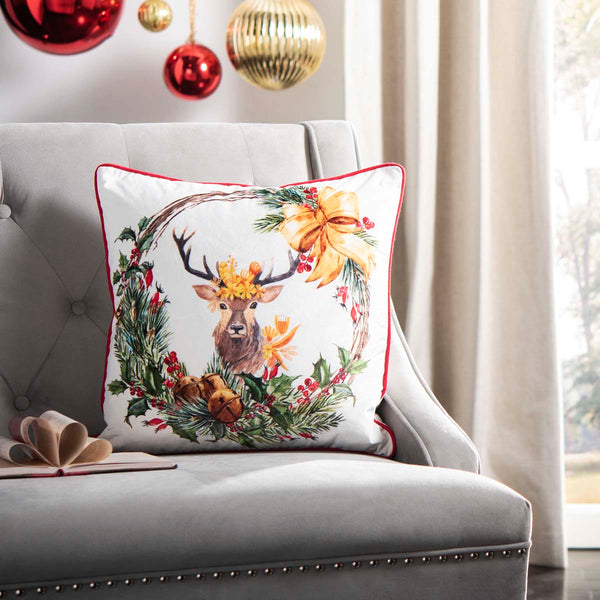 Safavieh Safavieh Cranberry Pillow - White/Yellow