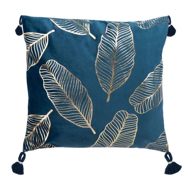 safavieh Safavieh Darlia Pillow - Dark Blue/Gold