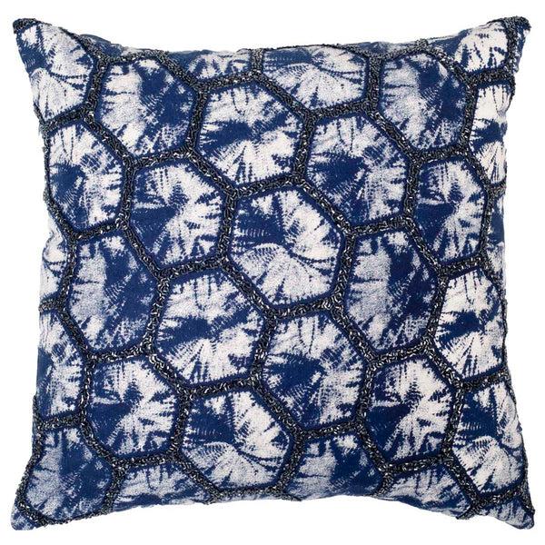 safavieh Safavieh Delra Pillow - Navy/White