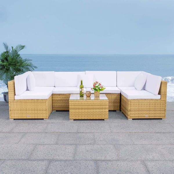 Safavieh Safavieh Diona Living Set - Natural / White