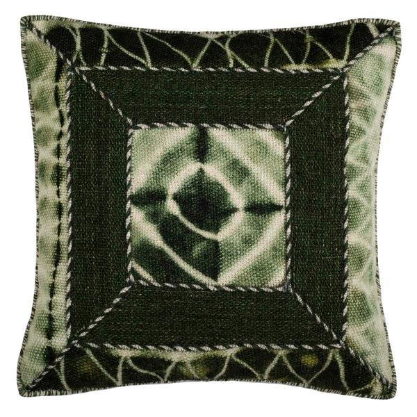 Safavieh Safavieh Dip Dye Patch Pillow Cilantro