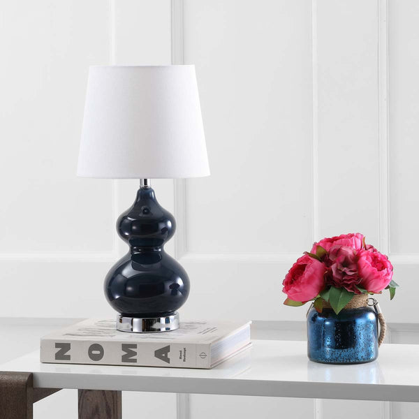 Safavieh Safavieh Eva Double Mini Table Lamp-Navy