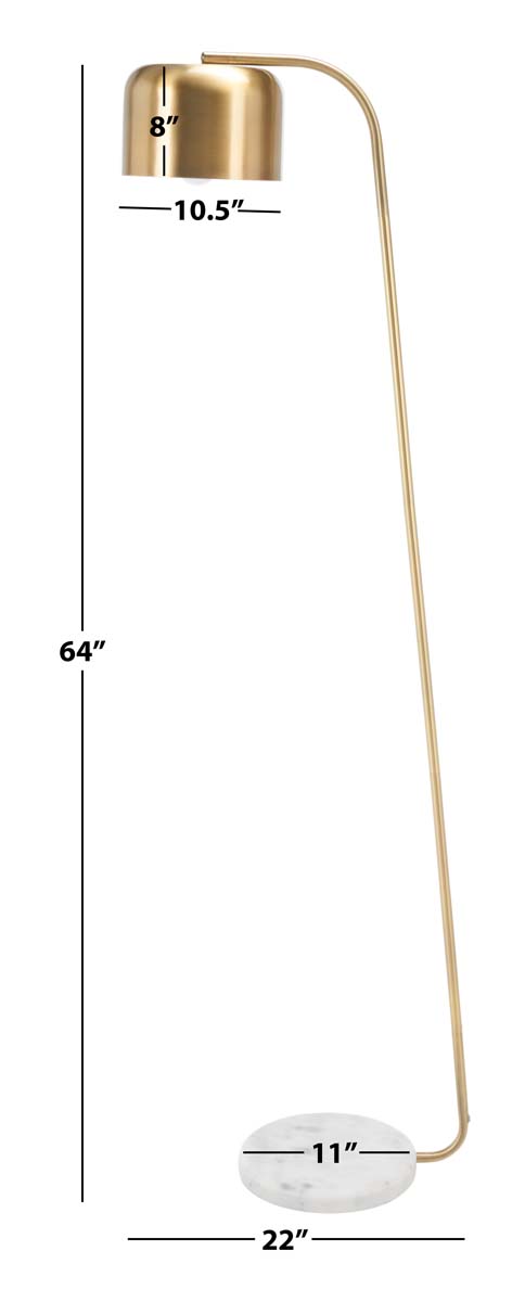 Safavieh Safavieh Foley Floor Lamp - Brass