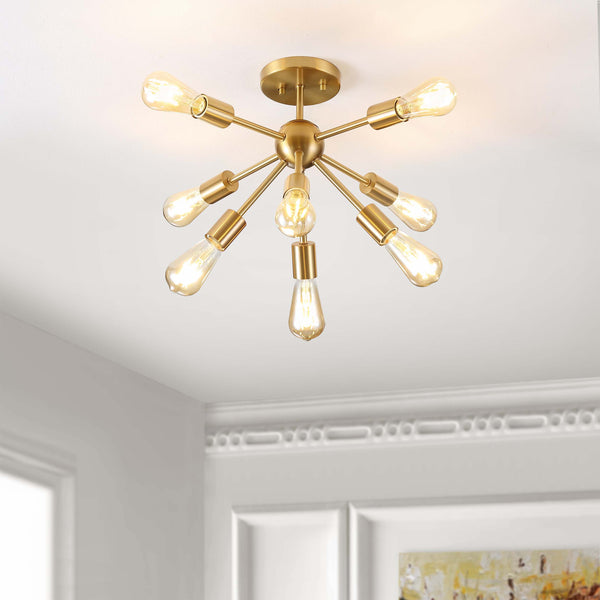Safavieh Safavieh Gannet Flush Mount - Brass Gold