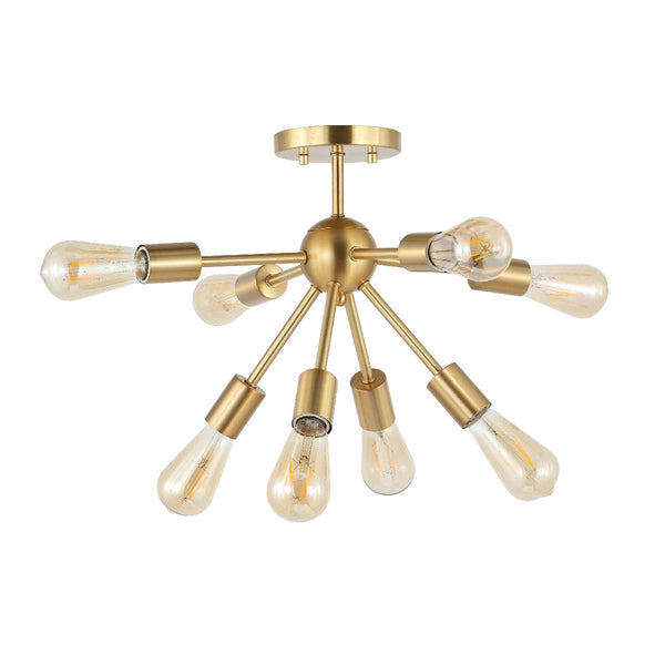 safavieh Safavieh Gannet Flush Mount - Brass Gold