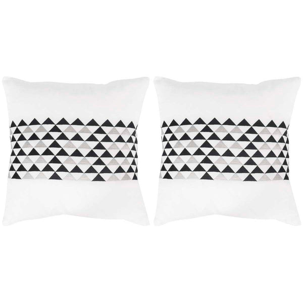 Safavieh Safavieh Geo Mountain Pillow - Slate