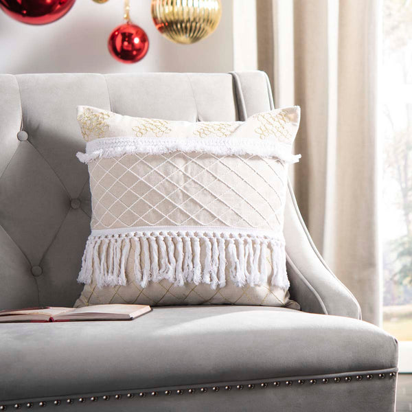 Safavieh Safavieh Gurti Pillow - White/Beige