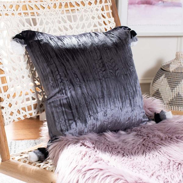 Safavieh Safavieh Gwena Pillow - Dark Grey